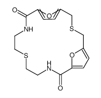 21,22-Dioxa-3,13-dithia-10,16-diazatricyclo[16.2.1.15,8]docosa-5,7,18,20(1)-tetrene-9,17-dione Structure