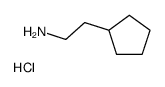 2-Cyclopentyl-ethylamine hydrochloride Structure