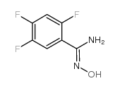 2,4,5-trifluoro-n'-hydroxybenzenecarboximidamide structure