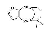 5,10-Methanocyclodeca[b]furan, 6,7,8,9-tetrahydro-6,6-dimethyl Structure