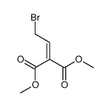 dimethyl 2-(2-bromoethylidene)propanedioate Structure