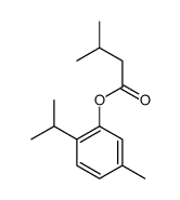 5-methyl-2-(isopropyl)phenyl isovalerate结构式
