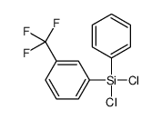 dichloro-phenyl-[3-(trifluoromethyl)phenyl]silane Structure