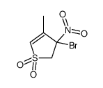 3-bromo-4-methyl-3-nitro-2H-thiophene 1,1-dioxide Structure