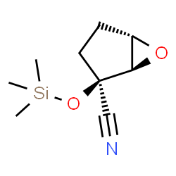 6-Oxabicyclo[3.1.0]hexane-2-carbonitrile,2-[(trimethylsilyl)oxy]-,(1R,2R,5S)-rel-(9CI) Structure