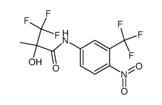 N-[3-(Trifluoromethyl)-4-nitrophenyl]-2-hydroxy-2-methyl-3,3,3-trifluoropropanamide structure