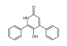 5-hydroxy-4,6-diphenyl-2-pyridone Structure