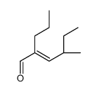 4(or 6)-methyl-2-propylhex-2-enal structure