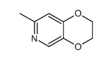 7-Methyl-2,3-dihydro-[1,4]dioxino[2,3-c]pyridine Structure