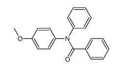 N-(4-methoxyphenyl)-N-phenylbenzamide Structure
