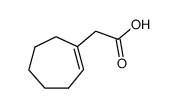 (cyclohepten-1-yl)acetic acid结构式