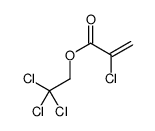 2,2,2-trichloroethyl 2-chloroprop-2-enoate Structure