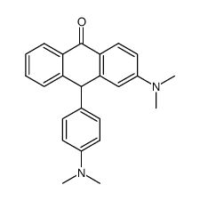 3-(dimethylamino)-10-(4-(dimethylamino)phenyl)anthracen-9(10H)-one Structure