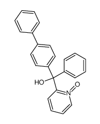 phenyl-4'-biphenylyl-2-pyridylcarbinol N-oxide结构式