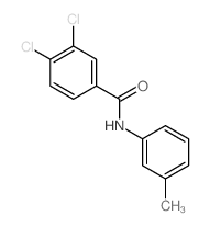 Benzamide,3,4-dichloro-N-(3-methylphenyl)-结构式