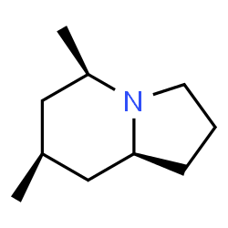 Indolizine, octahydro-5,7-dimethyl-, (5R,7S,8aS)- (9CI) Structure