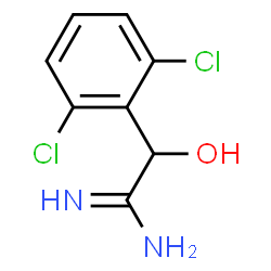 Benzeneethanimidamide,2,6-dichloro--alpha--hydroxy- Structure