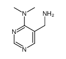 5-Pyrimidinemethanamine,4-(dimethylamino)-(9CI) Structure