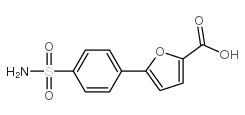 5-(4-Aminosulfonylphenyl)-furan-2-carboxylic acid structure