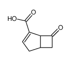 Bicyclo[3.2.0]hept-2-ene-2-carboxylic acid, 7-oxo- (9CI)结构式