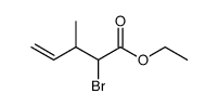 Ethyl 2-bromo-3-methyl-4-pentenoate Structure