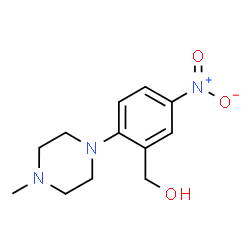 [2-(4-methylpiperazino)-5-nitrophenyl]methanol structure