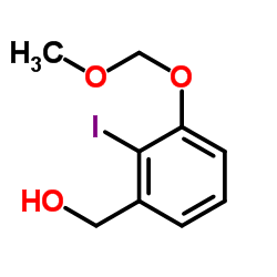 [2-Iodo-3-(methoxymethoxy)phenyl]methanol Structure