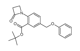 tert-butyl 2-(2-oxoazetidin-1-yl)-5-(phenoxymethyl)benzoate结构式