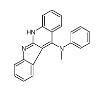 N-methyl-N-phenyl-6H-indolo[2,3-b]quinolin-11-amine结构式