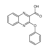 Acide phenoxy-3 quinoxalinecarboxylique-2 Structure