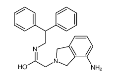 2-(4-amino-1,3-dihydroisoindol-2-yl)-N-(2,2-diphenylethyl)acetamide Structure