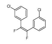 1-chloro-3-[2-(3-chlorophenyl)-1,2-difluoroethenyl]benzene结构式