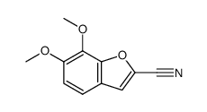 cyano-2 dimethoxy-6,7 benzofuranne Structure