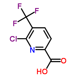 6-Chloro-5-(trifluoromethyl)picolinic acid structure