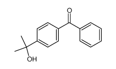 4-(1-hydroxyethyl)benzophenone结构式