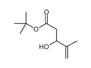 tert-butyl 3-hydroxy-4-methylpent-4-enoate Structure
