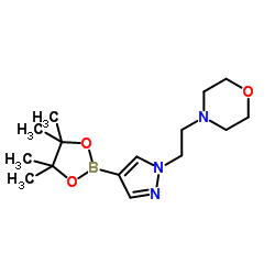 1-(2-Morpholinoethyl)-1H-pyrazole-4-boronic acid pinacol ester structure