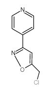 4-[5-(氯甲基)-3-异噁唑基]吡啶结构式