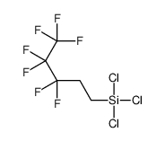 trichloro(3,3,4,4,5,5,5-heptafluoropentyl)silane Structure