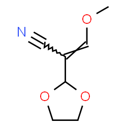 1,3-Dioxolane-2-acetonitrile,-alpha--(methoxymethylene)- picture