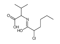 Valine,N-(2-chlorohexanoyl)-,DL- (6CI)结构式