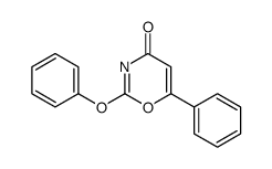 2-phenoxy-6-phenyl-1,3-oxazin-4-one结构式