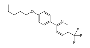 2-(4-pentoxyphenyl)-5-(trifluoromethyl)pyridine Structure
