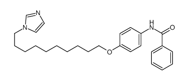 N-[4-(10-imidazol-1-yldecoxy)phenyl]benzamide结构式
