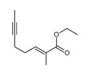 ethyl 2-methyloct-2-en-6-ynoate Structure