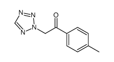 1-(4-methylphenyl)-2-(tetrazol-2-yl)ethanone结构式