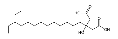 3-(11-ethyltridecyl)-3-hydroxypentanedioic acid Structure