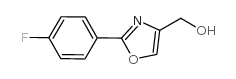 [2-(4-FLUORO-PHENYL)-OXAZOL-4-YL]-METHANOL Structure