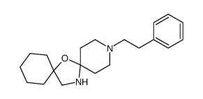 11-(2-phenylethyl)-7-oxa-11,14-diazadispiro[5.1.58.26]pentadecane结构式