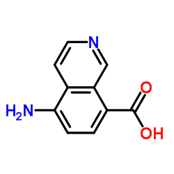 5-AMINO-ISOQUINOLINE-8-CARBOXYLIC ACID Structure